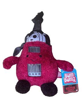 Stranger Things Bum Bunz Plush Eddie's Guitar Toy Collectible Red & Black 8"